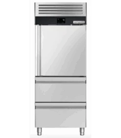 Armoire Réfrigérée Positive Avec 1 Demi-porte En Inox Et 2 Tiroirs