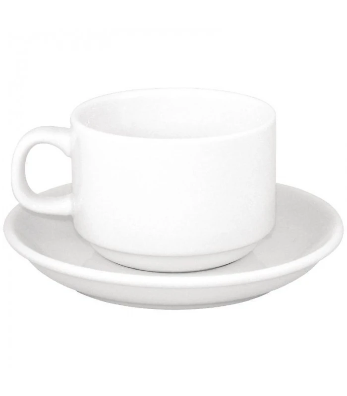 Boîte De 24 Soucoupes Empilables 145 Mm - Athena Hotelware