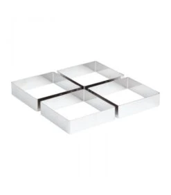 Carrés à Tarte Lot De 4 - Mafter