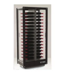 Cave à Vin 4 Faces Vitrées Capacité 120 Bouteilles