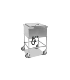 Chariot Bain-marie Avec Couvercle 1x 1/1 GN - Metalcarrelli