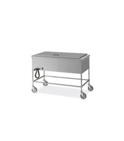 Chariot Bain-marie Avec Couvercle 3x 1/1 GN - Metalcarrelli
