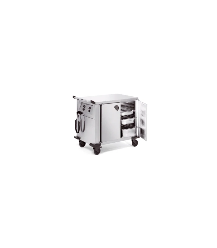 Chariot Chauffant De Transport De Repas GN 1/1