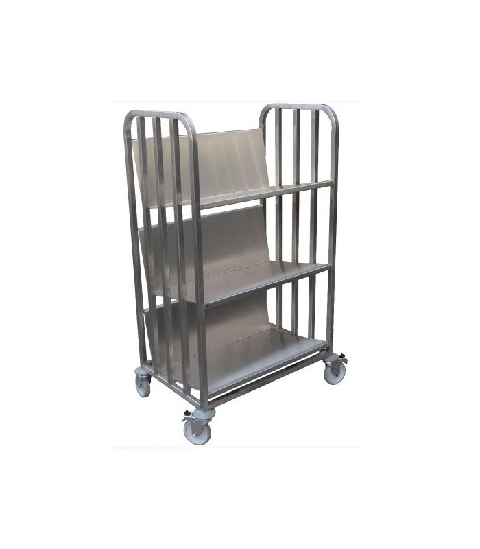 Chariot De Transport Inox Pour Assiettes â Image 2