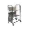 Chariot De Transport Inox Pour Assiettes