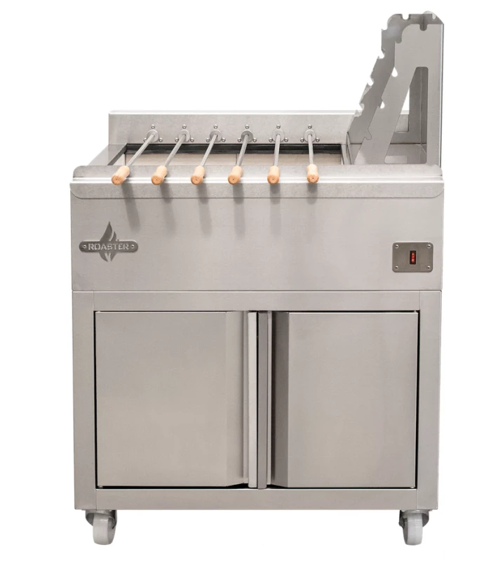 Churrasco Professionnel Ă Charbon De Bois 6 Ou 9 Broches