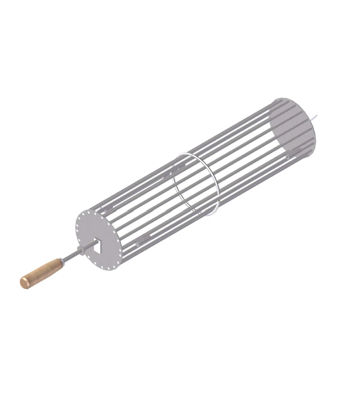 Churrasco Professionnel à Charbon De Bois à Grilles Rotatives