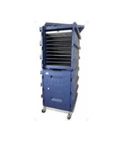 Coffre Isotherme 2 X 128L 20 Niveaux 400 X 600 Mm Sur Roulettes - PROMOSHOP