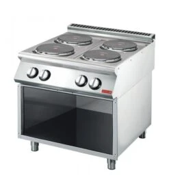 Fourneau électrique Sur Armoire Ouverte