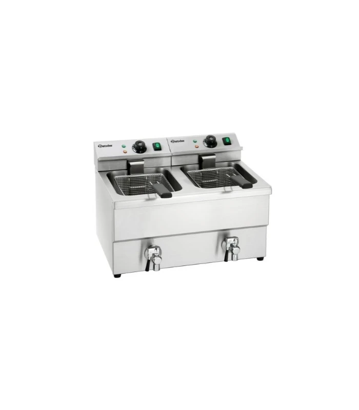 Friteuse Ă©lectrique Avec Vanne De Vidange - 8l Ou 2 X 8l â Image 2