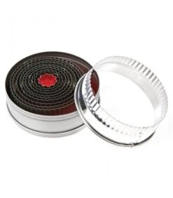 Lot De 11 Emporte-pièces Ronds Cannelés - Vogue