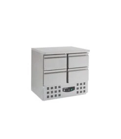 Meuble Horizontal Inox Réfrigéré Gamme 700 4 Tiroires