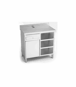 Meuble Pour Cafetière En Acier Inoxydable