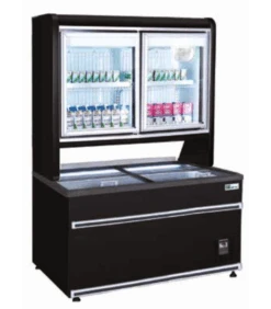 Module GMS Bac Horizontal Avec Dessus Avec 2 Portes Battantes Pour Surgelés