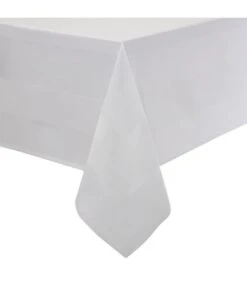 Nappe En Coton Blanche Avec Bande De Satin 1778mm