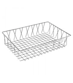 Panier Rectangulaire En Acier Inoxydable - Olympia