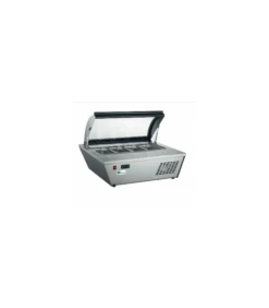 PRÉSENTOIR DE CRÈMES GLACÉES À POSER - 67 L - COUVERCLE EN VERRE