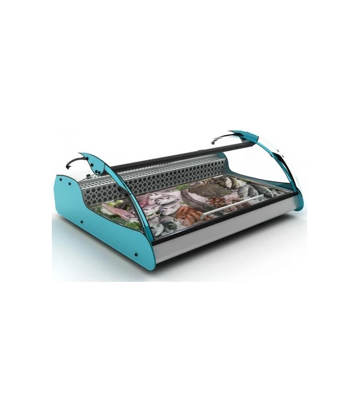 Présentoir Réfrigéré Vitré Pour Poissons – Image 4