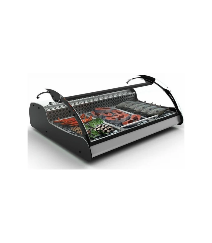 Présentoir Réfrigéré Vitré Pour Poissons