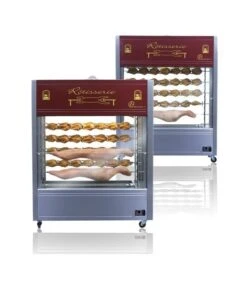 Rôtissoire à Méchoui 4 Faces Vitrées à 6 Ou 12 Broches