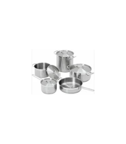 Set De 9 Pièces Inox Batterie De Cuisine
