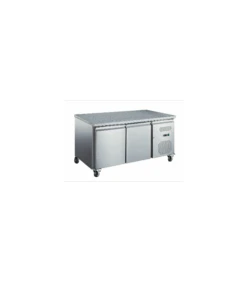 TABLE RÉFRIGÉRÉE 2 PORTES AVEC PLAN DE TRAVAIL