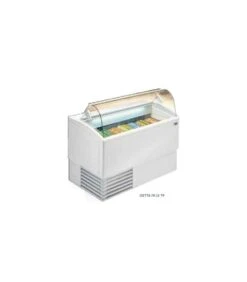 MADE IN ITALY Vitrine à Glaces Vitre Courbée ISETTA