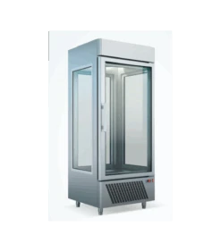 Vitrine D'exposition 4 Faces Vitrées Froid Positif