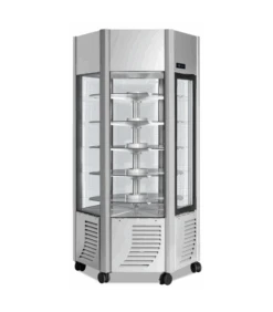 Vitrine D'exposition Négative 6 Faces Vitrées Froid Ventilé