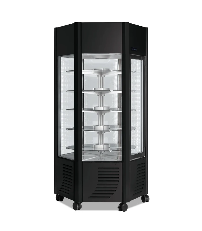 Vitrine D'exposition Positive 6 Faces Vitrées Froid Ventilé – Image 3