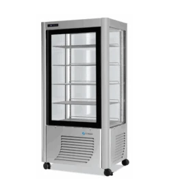 Vitrine Pâtissière Grand Modèle Positive 4 Faces Vitrées