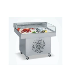 Vitrine Réfrigérée Sur Roulettes Spéciale Poissons